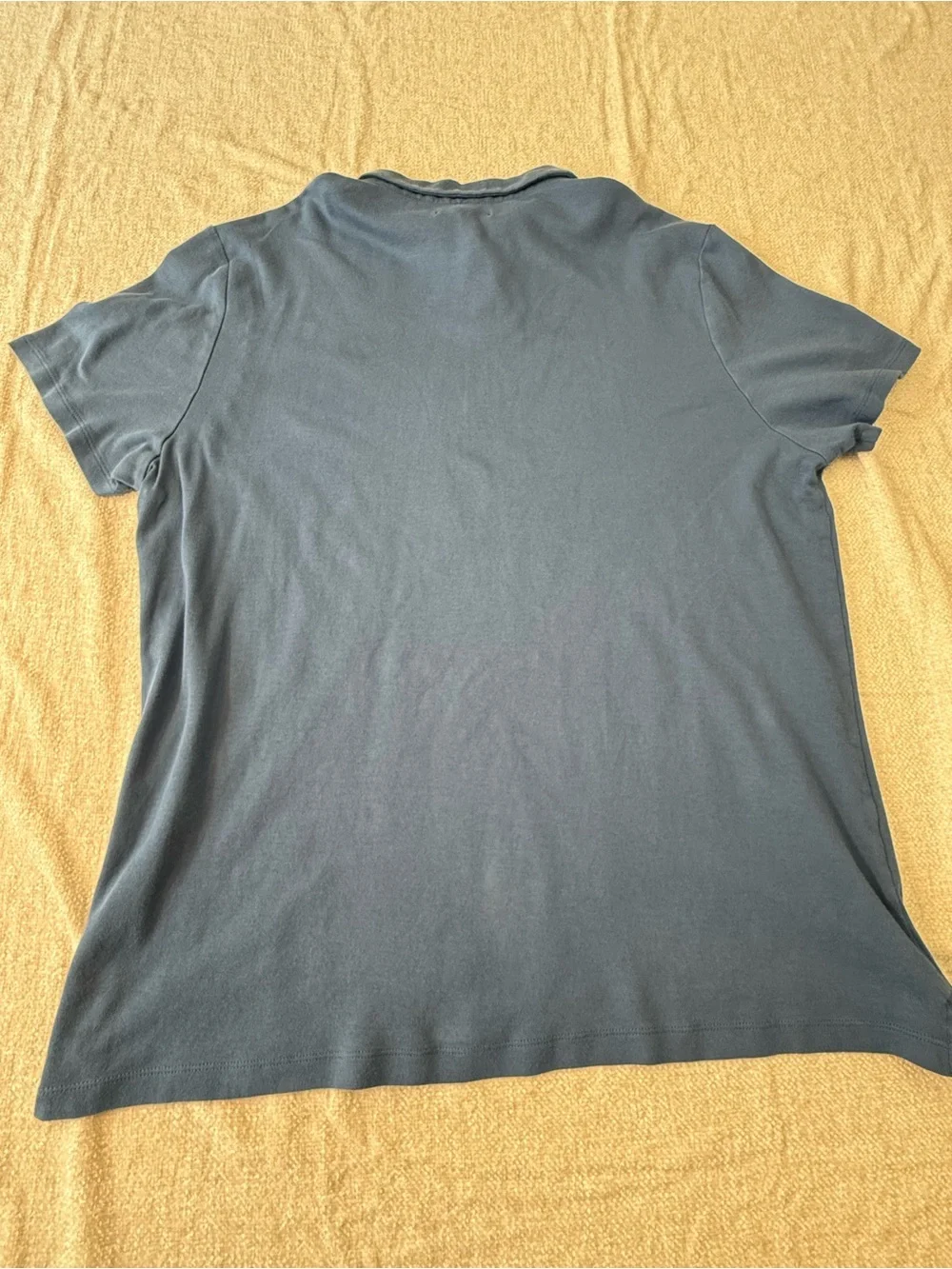Banana Republic XXL Blue Polo Quiet Luxury Old Money Cotton Core Style